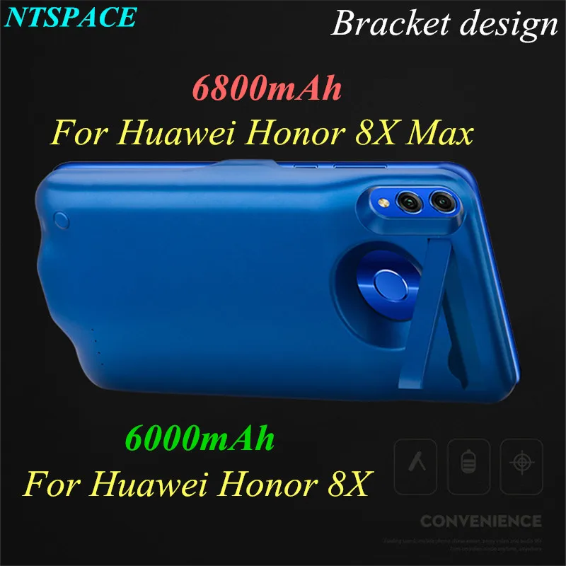 Внешняя батарея зарядное устройство чехол для Huawei honor 8X Max портативное Резервное