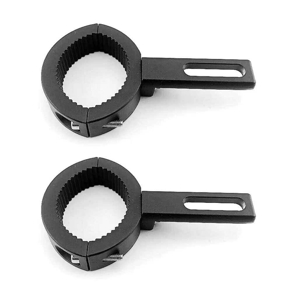 

2 предмета Регулируемый мотоцикл Светодиодный прожектор кронштейн с зажимом из алюминиевого сплава лампа Клип противоударный бампер кронш...