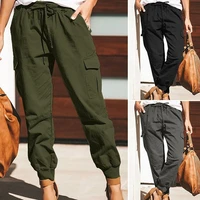 women jogging pants casual outdoor cargo pant work military tactical tracksuit trousers 2022 casual female pocket pants s xl