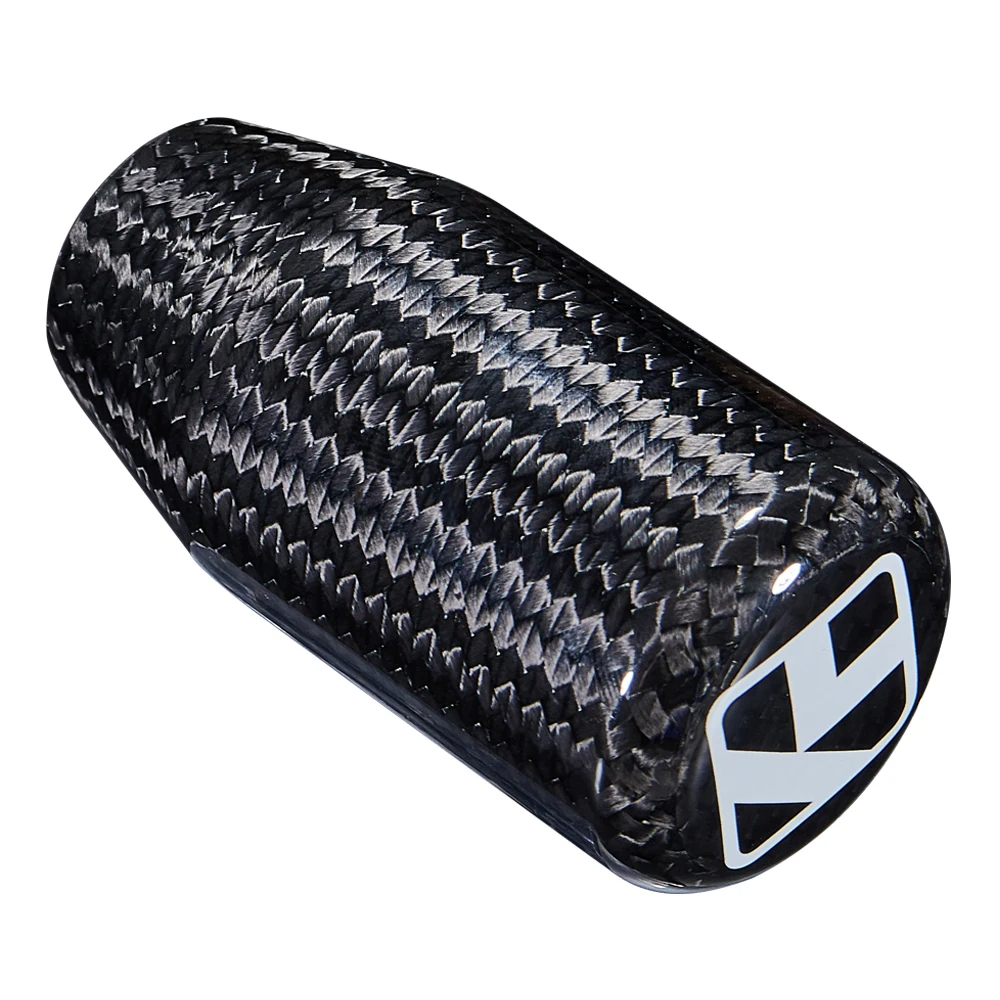 Ручка переключения передач автомобильная из углеродного волокна с 3 нитями|shift knob