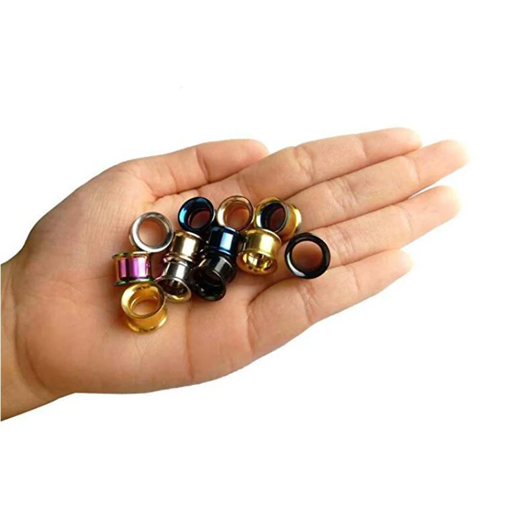 1 шт. модный туннельный расширитель из нержавеющей стали носилки затычки для ушей