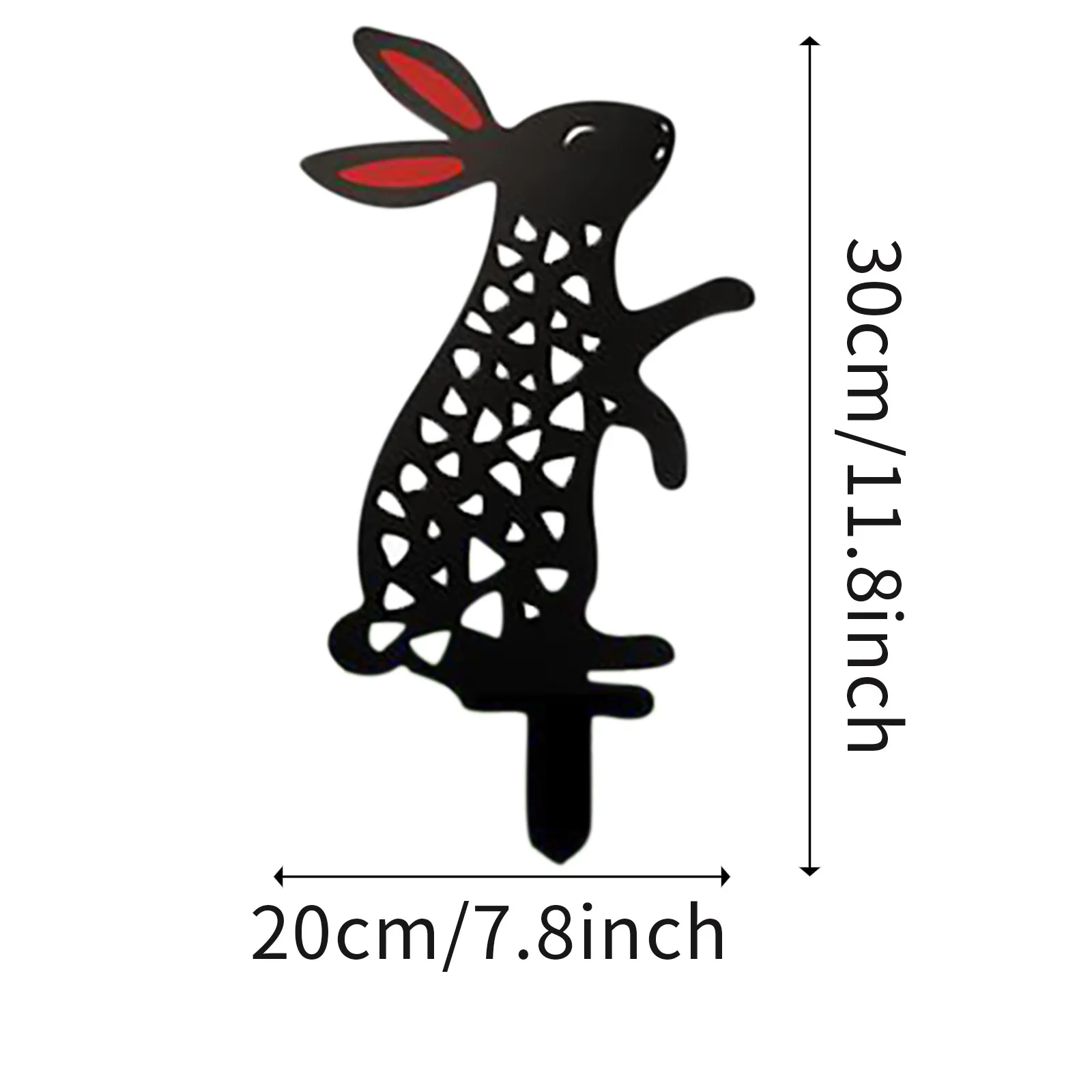 Декоративное украшение в виде кролика во дворе многоразовое для сада на Пасху