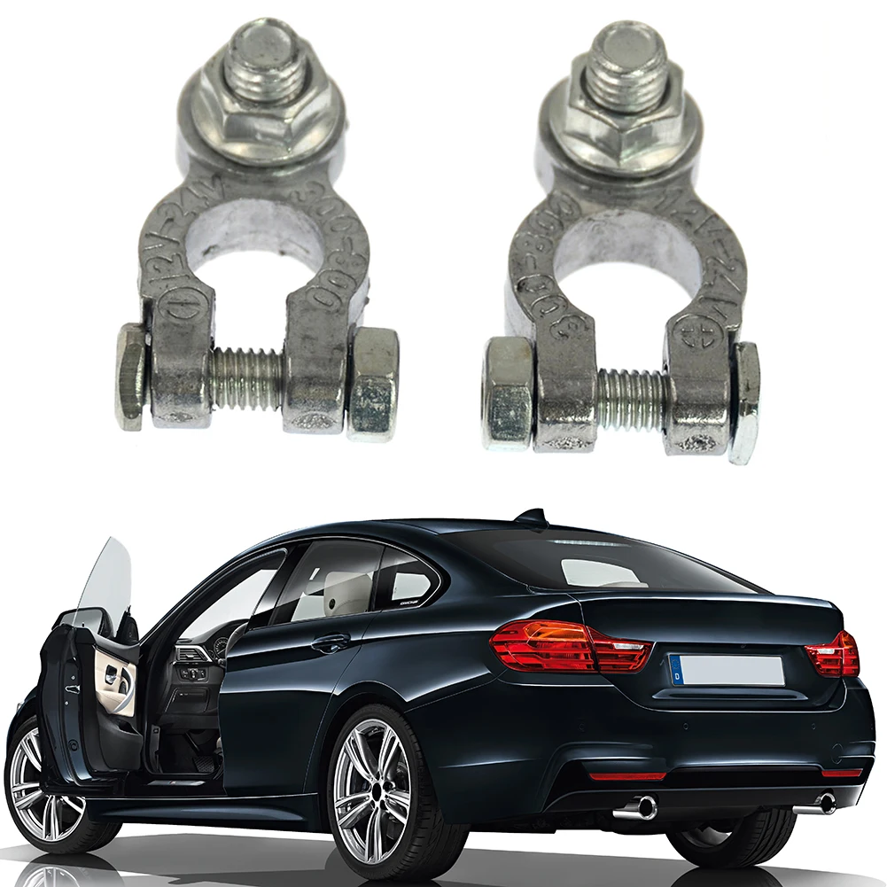 

2021 12 В Универсальный зажим для автомобильного аккумулятора, зажим для кабеля, верхний столб, оловянные Латунные разъемы, положительный + отр...