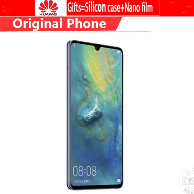 Смартфон HuaWei Mate 20 X телефон с экраном 980 дюйма Kirin 9 0 Android 7 2 OLED камера 40 МП сканер