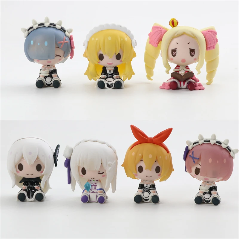 

Anime Re:Life In A Different World From Zero Rem Ram Kimono Girl Action Figure Toy Collection Model Toys Gift Doll Decorative