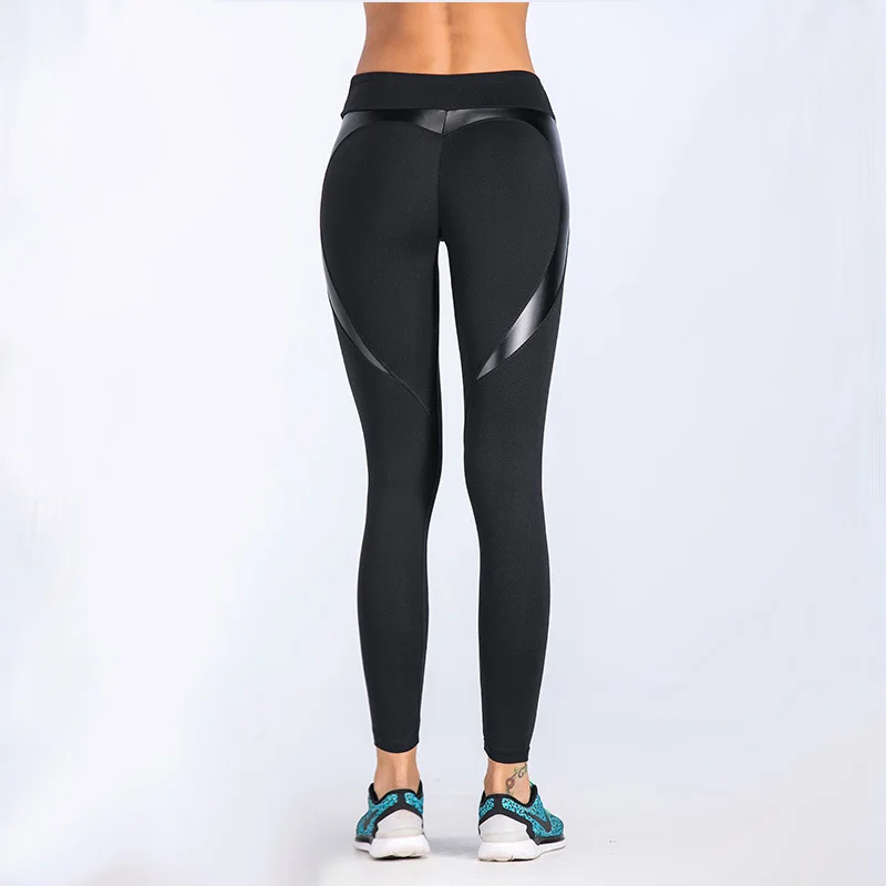 Новые модные леггинсы для фитнеса с эффектом пуш-ап бодибилдинга сердечками