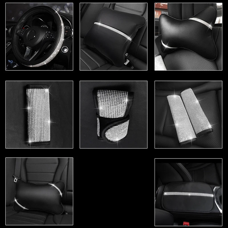 Украшение для автомобиля Bling чехол рулевого колеса универсальные чехлы руля