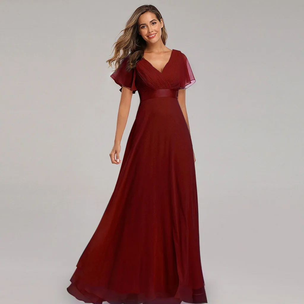 Женское винтажное длинное платье SAGACE Асимметричное Платье макси с принтом в