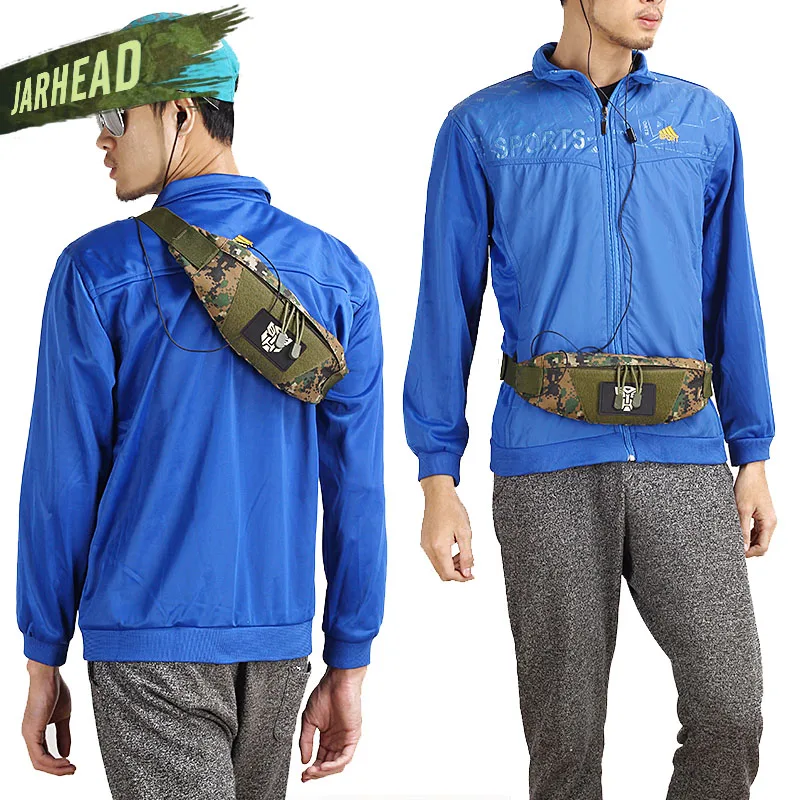 Outdoor Mini Stealth Anti-theft Small Waist Pocket Sports Running Waist Bag Wallet Purse Tactical Waterproof Mobile Phone Bag