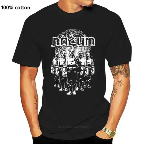 Мужская футболка Nasum Grindcore Band Anders Jakobson Inhale Exhale xinglli, забавная футболка, новинка, Мужская футболка wo