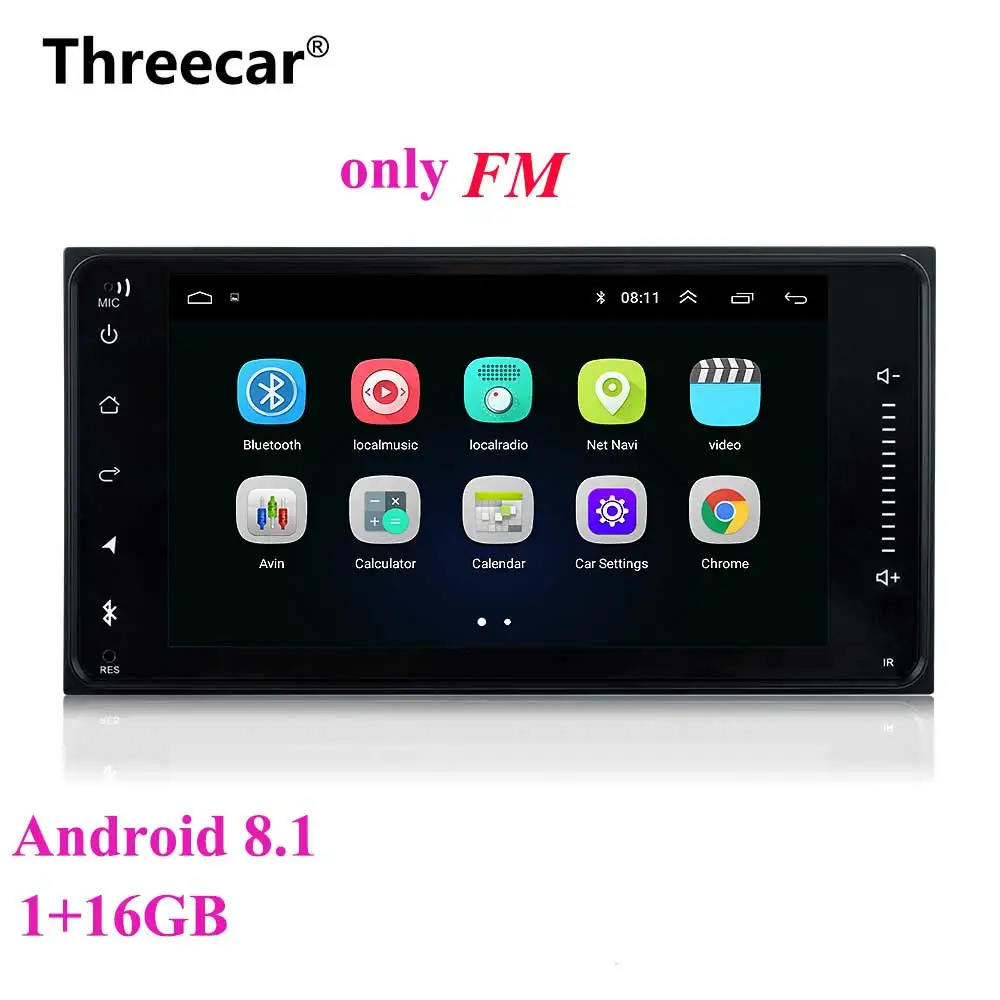 0.75 " Android 8,1 Автомобильный gps навигационный радио для Toyota Corolla с wifi Bluetooth Авторадио автомобиля Авто Стерео навигация Мультимедиа Плеер - Цвет: 0.75