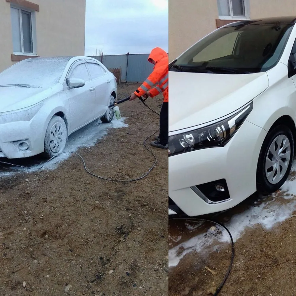 Высокое давление автомойка водяной пистолет пены горшок адаптер чистой меди водяной пистолет адаптер высокого давления пены пистолет разъем