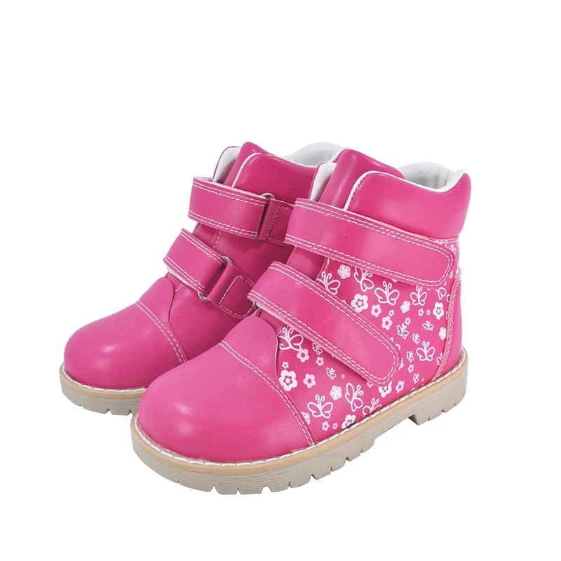 Повседневная обувь для девочек детские ортопедические ботинки на плоской