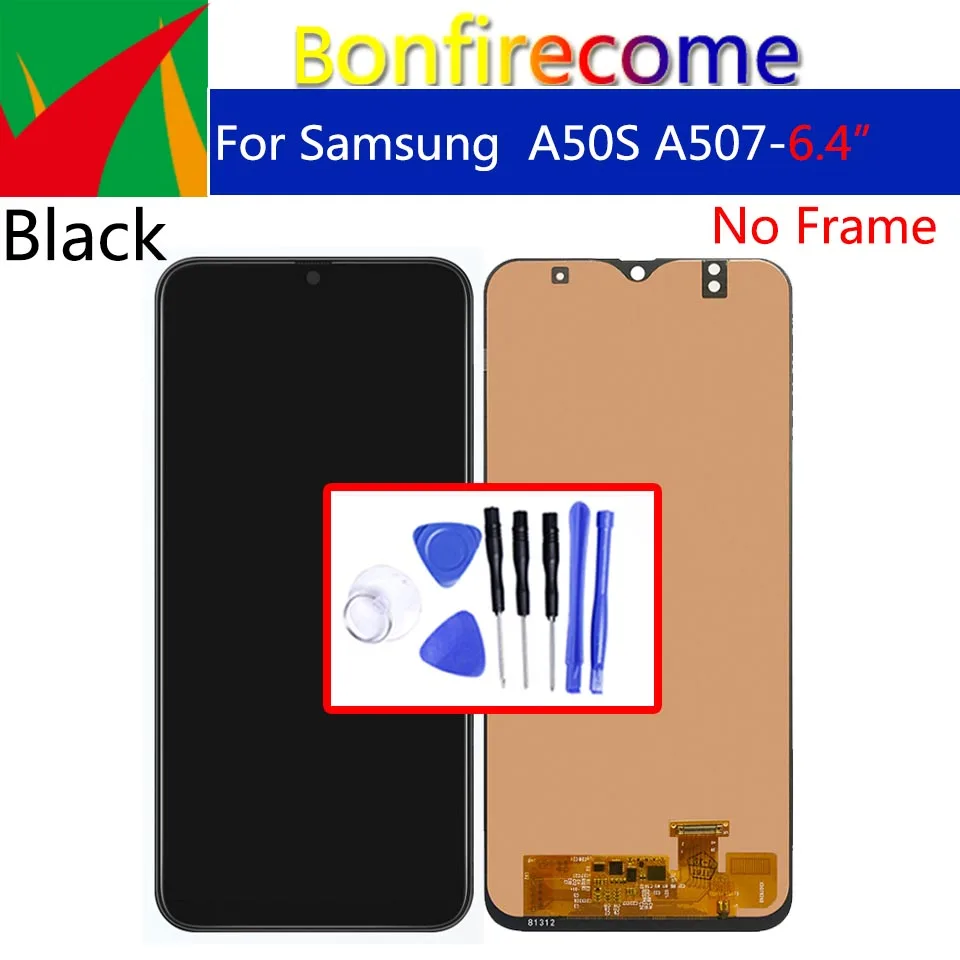 Для Samsung Galaxy A50s A507 ЖК дисплей SM A507FN сенсорный экран дигитайзер в сборе|Экраны для