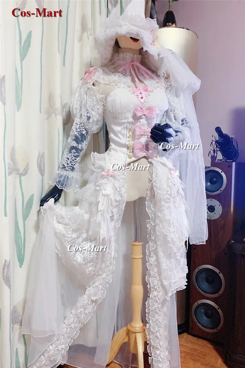 

Anime White Witch Sophia Cosplay Costume Gorgeous Cute Formal Dress Unisex Activity Party Role Play Clothing Custom-Make Any