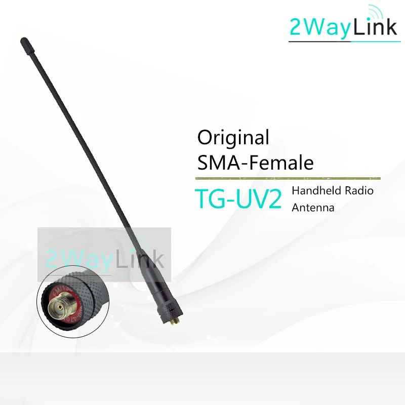 

Оригинальная антенна Quansheng для Ham Walky Talky, оригинальная фотоантенна с высоким коэффициентом усиления VHF UHF, трехдиапазонная антенна для Quansheng