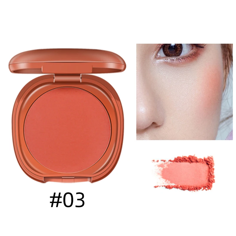 Чистые минеральные прессованные румяна пудра мерцающая запеченный хайлайтер