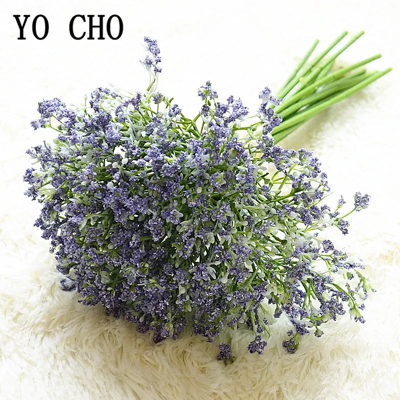 YO CHO белая Гипсофила DIY свадебное украшение для дома 16 шт. пластиковые