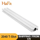 Детали для 3D-принтера CNC, алюминиевый профиль 2040 европейского стандарта, линейная рейка, Экструзия алюминия 2040, для мебели слайдера камеры