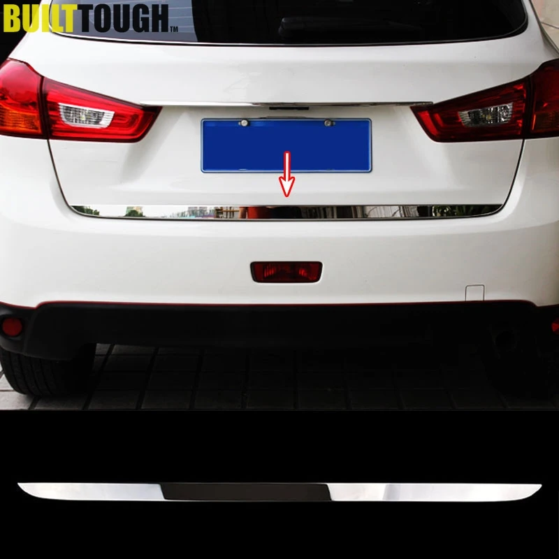 Накладка на заднюю багажник накладка дверь для Mitsubishi ASX Outlander Sport RVR хромированная