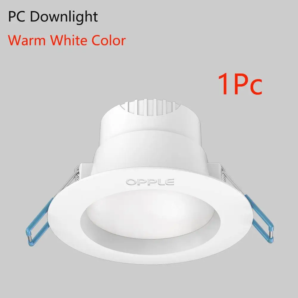 1pc warm white Xiaomi Opple светодиодный светильник 3 Вт угол 120 градусов светильник ing белый светильник и теплый потолочный встраиваемый светильник для дома и офиса - Цвет: 1pc warm white