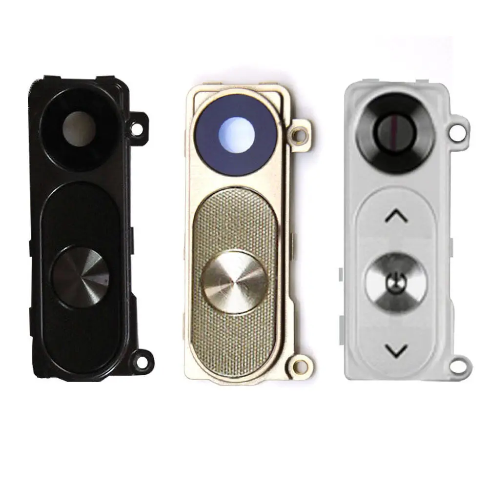 

For LG G3 D850 D855 D851 VS985 LS990 US990 White/Black/Gold Color Back Camera Lens Ring Cover With Power Key Button