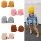 12 шт., детские зимние шапки для мальчиков и девочек