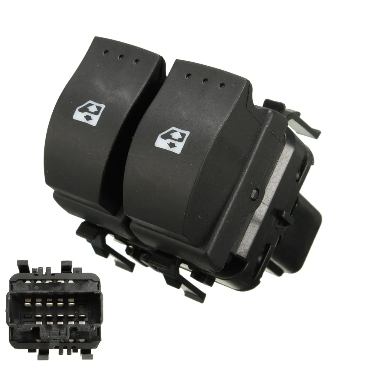 Автомобильный Электрический переключатель с двумя кнопками управления для RENAULT