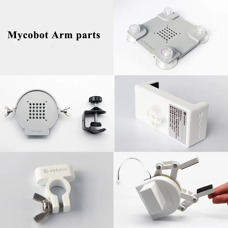 Mycobot Robot Arm, End Effector, Suction Cup Base, G Type Base, Machine Gripper, Claw