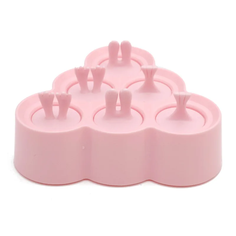 

6 with DIY ice cream mold silicone ice ice cube ice tray popsicle ice cube ice box household stick ice cream sharpener