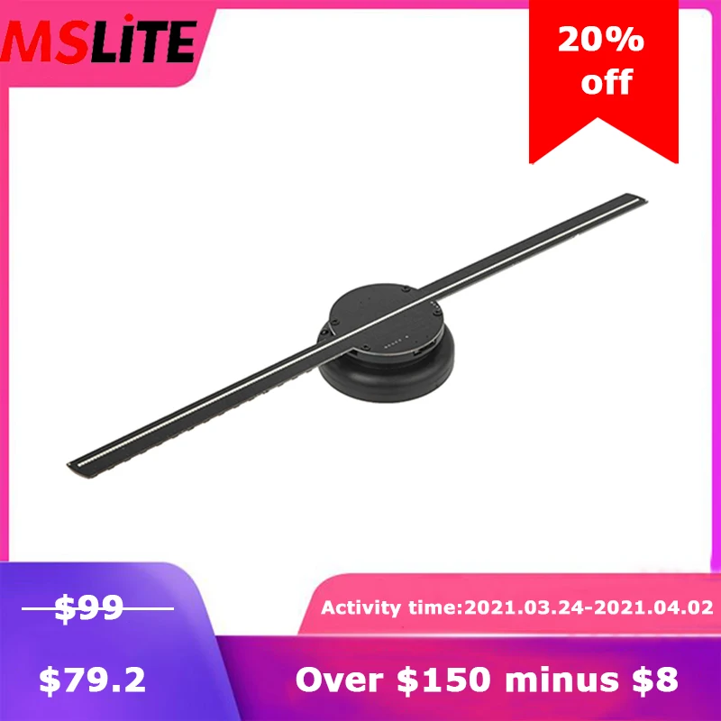 Светодиодный голографический проектор App/дистанционное управление 3D рекламное