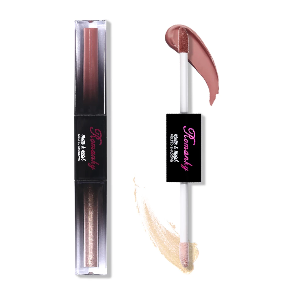 Многофункциональная двойная кромка глянцевый матовый блеск для губ Глянцевая