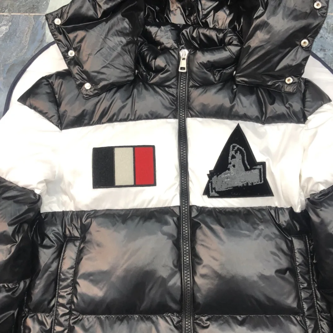 

2021 new the man winter Down jacket Hooded Long sleeve Splicing coat Unisex Casual warm 90% white duck down clothes