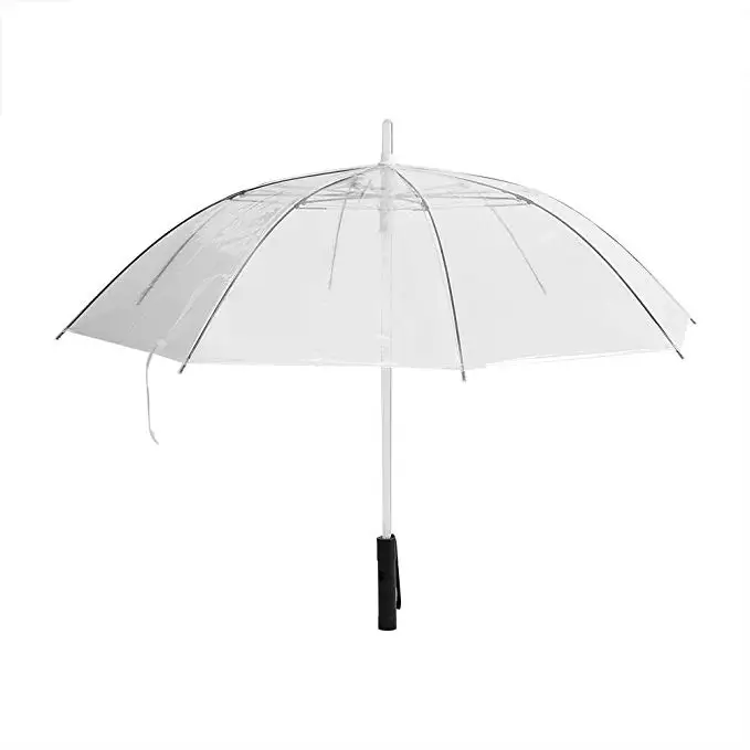 Yiwumart светодиодный светильник Прозрачный Unbrella для экологичного подарка светящиеся Зонты вечерние зонты с длинной ручкой