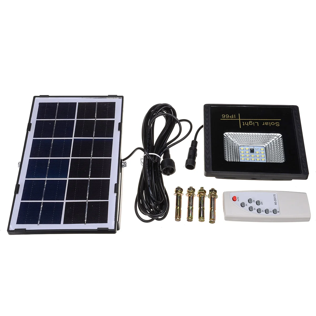 Светодиодная садовая лампа на солнечной батарее 10 вт водонепроницаемая с