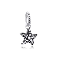 beaded starfish pendant acsesoris for women sterling silver jewelry fits original bracelets bead for jewelry making