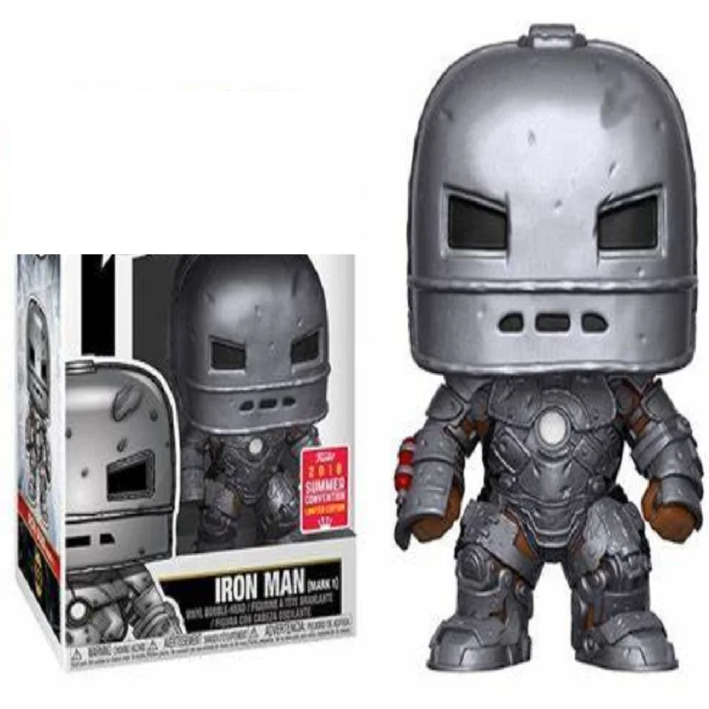Железный человек 338 # Mark I студии Marvel виниловые фигурки коллекционные модели