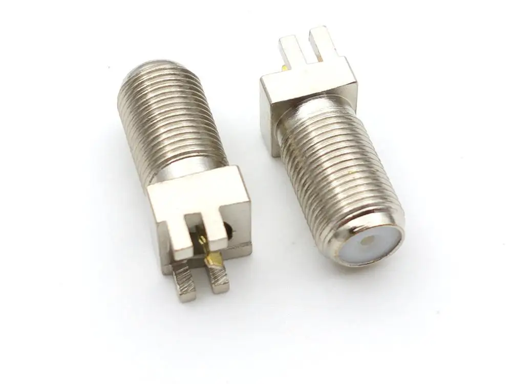 100 шт. Латунный разъем F гнездовой для пайки кромка 1 6 мм зажим монтажа печатной