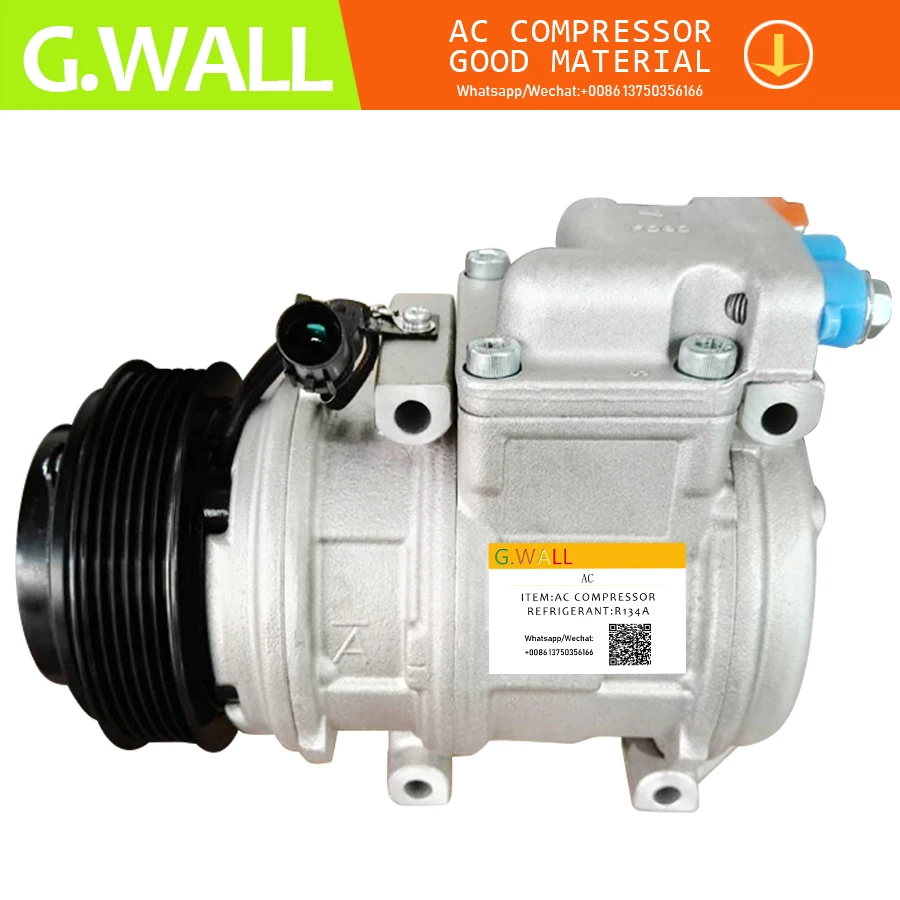 

10PA17C Car Air Conditioning AC Compressor For Ssang Yong Rodius XDI 2004-2007 12v 6652300011 180500390A 556130-6399