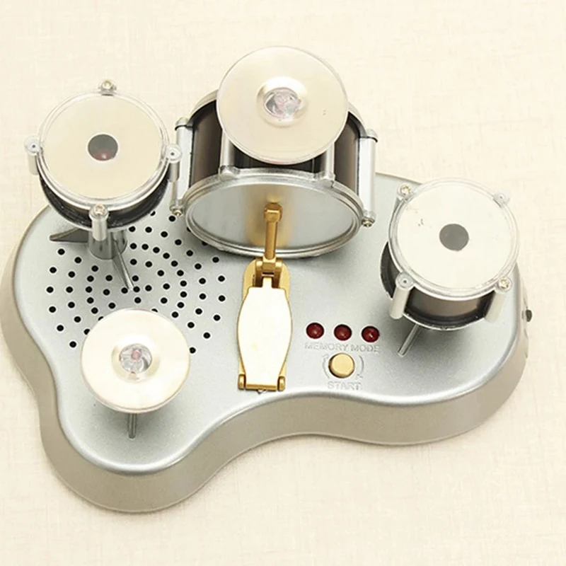 Мини Пальчиковый барабанный набор светодиодный светильник джазовая перкуссия