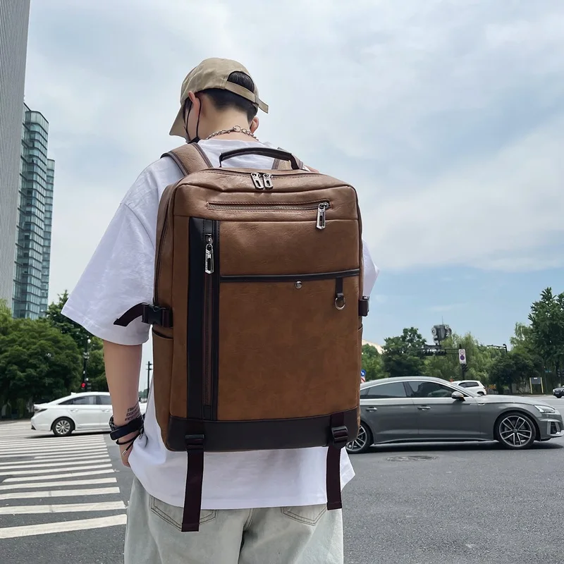 

USB Business Backpack Large Capacity Leisure Travel Men's Computer Backpacks College Bag Mochila Para Hombre Bags for Women