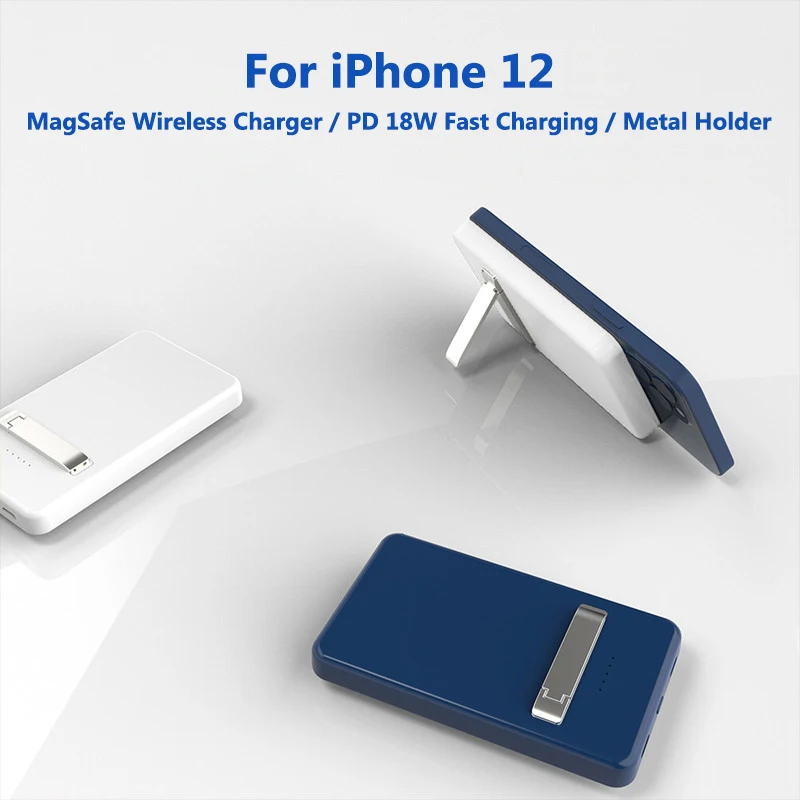 

Power Bank Magnetic Power Pack 15W Wireless Charger For iPhone 12 Pro Max Mini Huawei Xiaomi Power Pack External Power Bracket