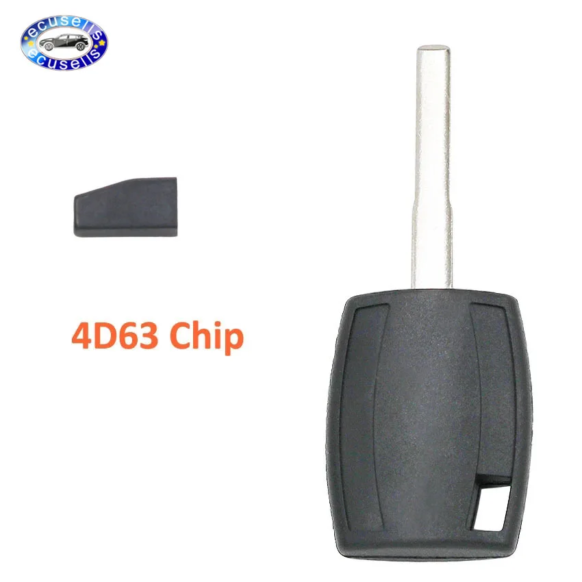 Чехол для автомобильного ключа с транспондером Ford Focus чипом 4D63|Ключ от авто| |