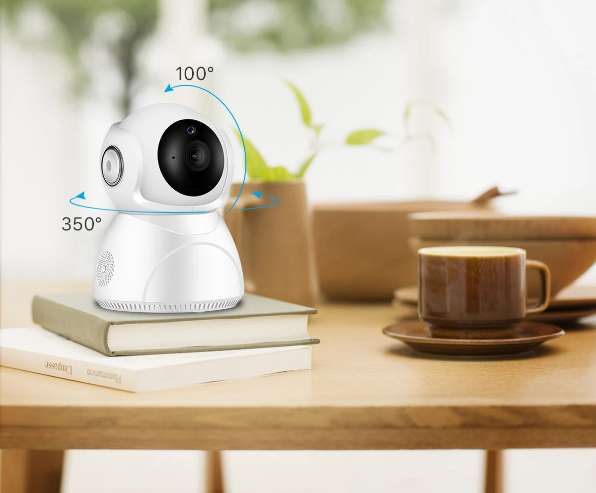 BESDER 3MP FHD PTZ IP Camera Auto Tracking 1080P Home Security WiFi IR Night Vision Audio CCTV Surveillance Baby Monitor | Безопасность