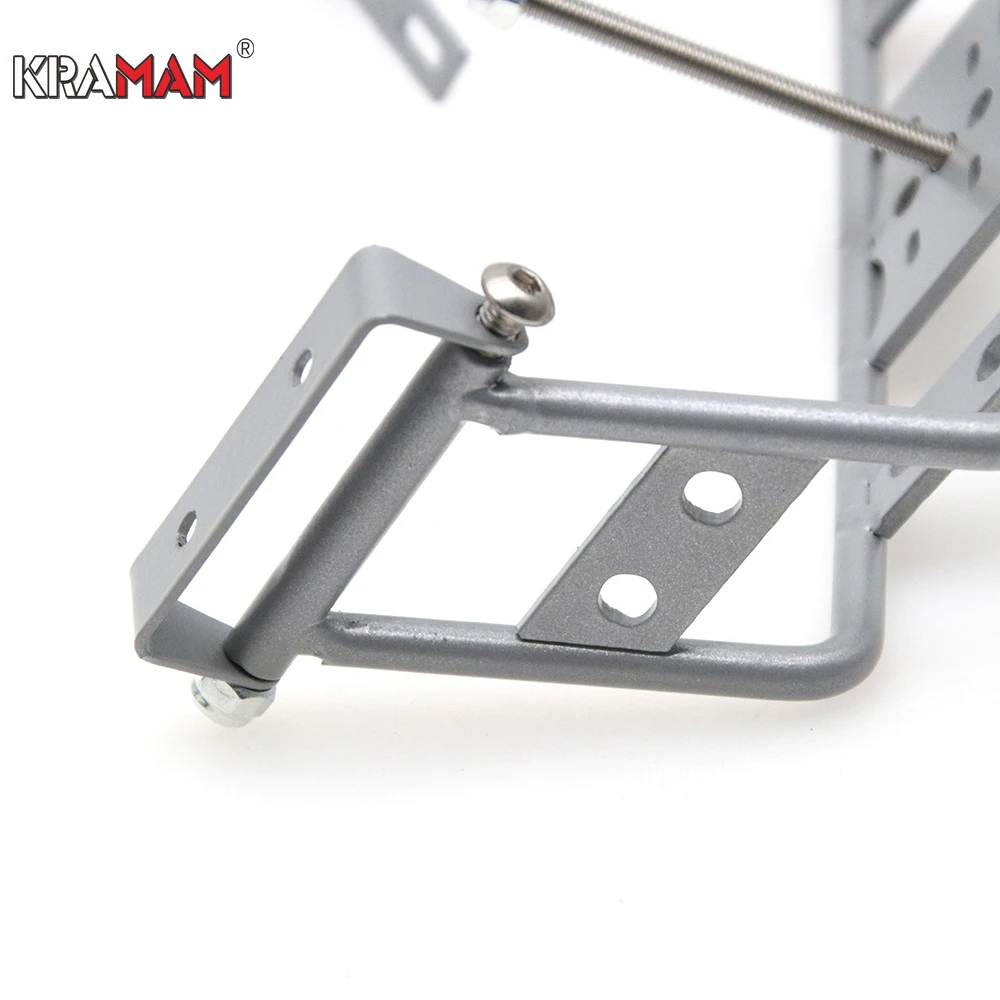 

Metal Rear Bumper Spare Tire Frame for Wrangler TRX4 SCX10 90046 90047 RC Climbing Car Simulation Parts