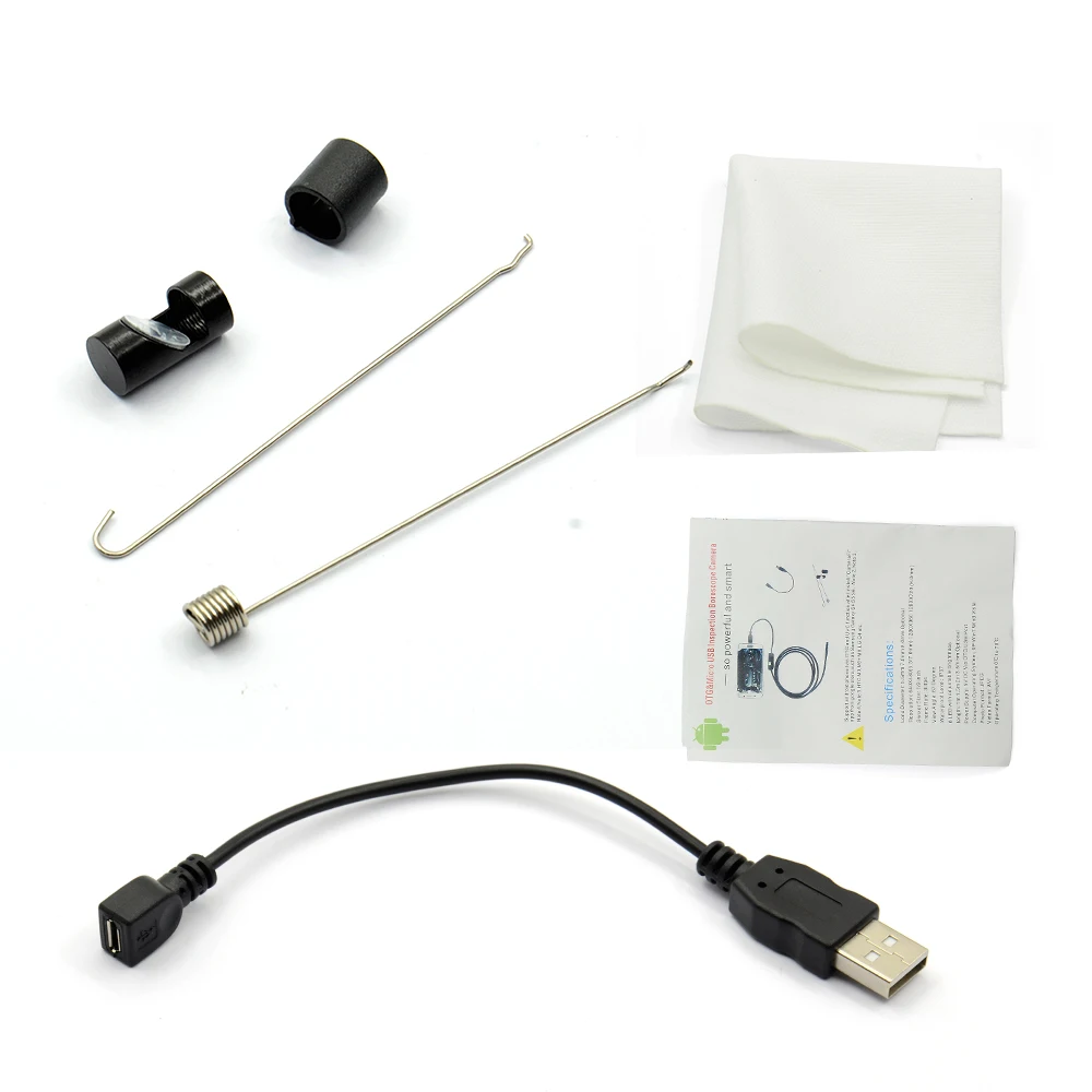 

USB-эндоскоп UPMELY, 1 м, 5,5 мм, объектив HD 720P, водонепроницаемый, 6 светодиодов, осмотр эндоскоп с трубкой и камерой, для телефонов на Android, ПК