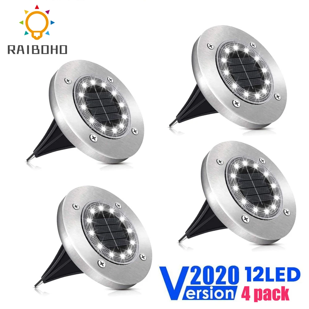 Фонари наземные на солнечной батарее садовые водонепроницаемые уличные фонари с