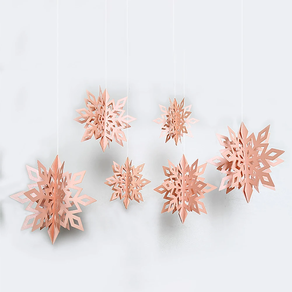 6 шт. DIY подвесное украшение романтическое ремесло Рождество легко установить