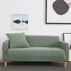 Эластичный однотонный чехол для дивана, эластичный плотный чехол для дивана, полноразмерный чехол для дивана в гостиную, чехол для дивана, чехол для кресла, флисовый чехол