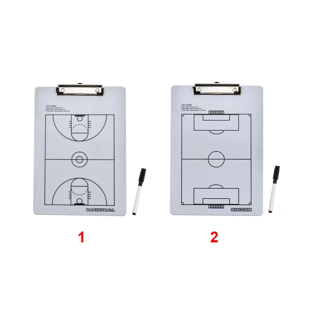 

Whiteboard Wear Resistant Waterproof Portable Marker Coaching Board Football Basketball Guidance Dry Erase Multipurpose Strategy